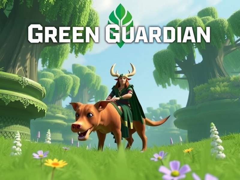 Green Guardian VR Game Banner